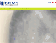 Tablet Screenshot of birkan.de